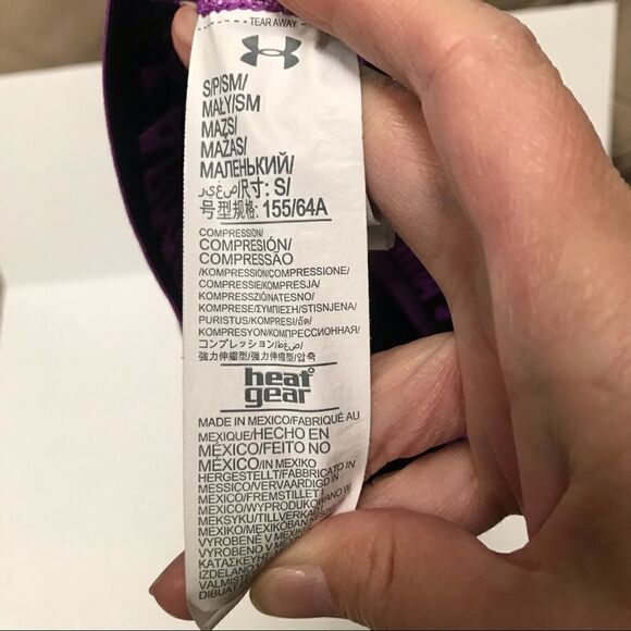 Under Armour heat gear black compression bike shorts S - Picture 3 of 5